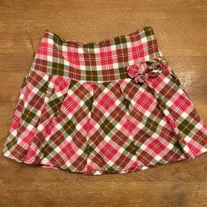 Toddler Plaid Skirt w Shorts
